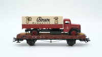 Märklin H0 46361 Rungenwagen mit Lkw  R 02 der DB