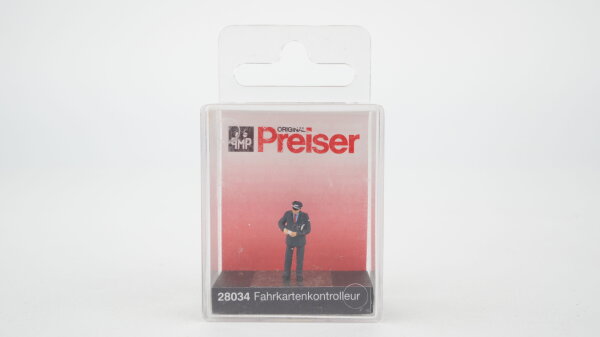 Preiser H0 28034 Fahrkartenkontrolleur