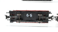 Märklin H0 Konvolut Kran. und Kranschutzwage Autotransportwagen Niederbordwagen "Baufahrzeugen, Anhänger Arno Meusel" DB/DR