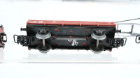 Märklin H0 Konvolut Kran. und Kranschutzwage Autotransportwagen Niederbordwagen "Baufahrzeugen, Anhänger Arno Meusel" DB/DR
