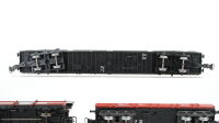 Märklin H0 Konvolut Kran. und Kranschutzwage Autotransportwagen Niederbordwagen "Baufahrzeugen, Anhänger Arno Meusel" DB/DR