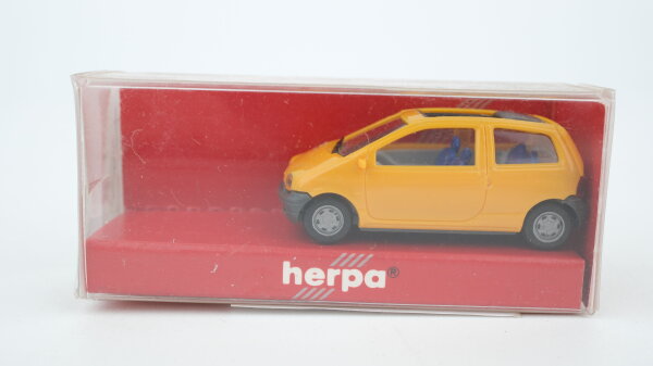 Herpa H0 021517 Renault Twingo mit Faltdach offen, gelb