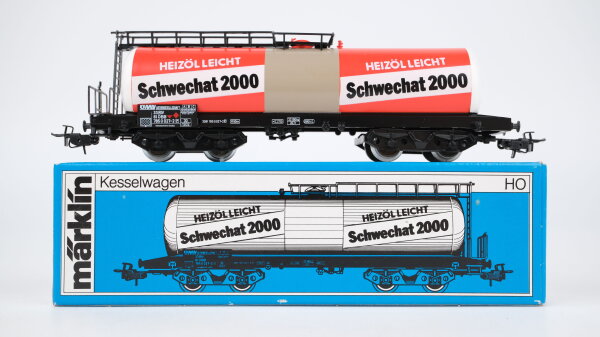 Märklin H0 4655 Mineralöl-Kesselwagen SCHWECHAT Einheitskesselwagen der ÖBB