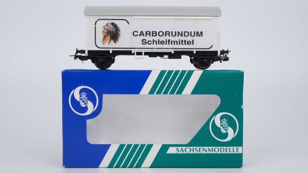 Sachsenmodelle H0 18784 Güterwagen "Carborundum Schleifmittelwerk"