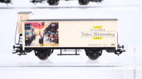 Märklin H0 Konvolut Seitenwandschiebewagen "märklin" Kesselwagen "Heiploeg" Gedeckter Güterwagen "50 Jahre BW" Postwagen DB/u.a.