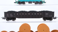 Märklin H0 Konvolut Gondola "Lackawanna, Dixie Line" Caboose "P&LE"