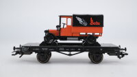 Märklin H0 46841 Flachwagen mit Lkw (Beru Zündkerzen) X der DRG