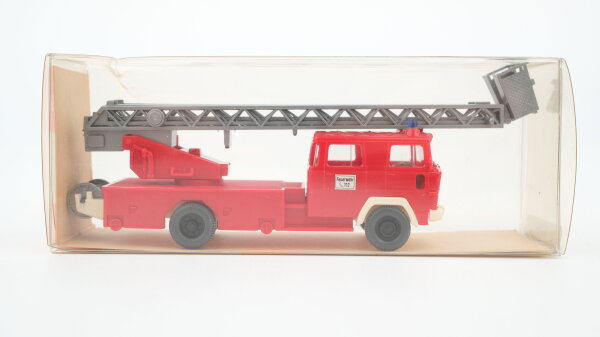 Wiking H0 620 Magirus Feuerwehr Drehleiter