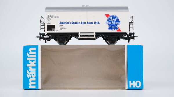 Märklin H0 4569 Bierwagen PABST (Kühlwagen)  Ichqrs 377 der DB