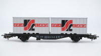 Märklin H0 4668 Behälter-Tragwagen (Containerwagen, SeaLand) Typ Berlin der DB