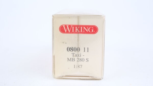 Wiking H0 080011 MB 280 S Taxi schwarz