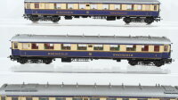 Liliput H0 Konvolut "Rheingold" Gesellschaftswagen 1.Kl., 2.Kl., Packwagen DR