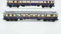 Liliput H0 Konvolut "Rheingold" Gesellschaftswagen 1.Kl., 2.Kl., Packwagen DR