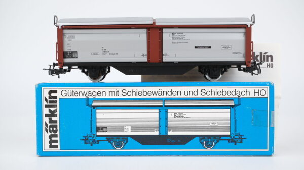 Märklin H0 4633 Schiebewand-Schiebedachwagen Tbis 870 der DB
