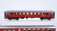 Märklin H0 Konvolut Personenwagen 2.Kl. grün, Personenwagen 1.Kl. blau, Personenwagen 2.Kl. blau/weiß/rot DB/u.a.