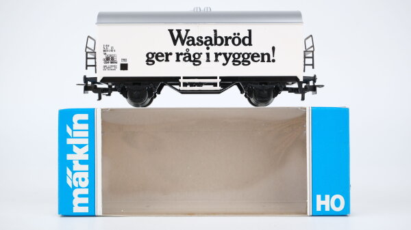 Märklin H0 4566 Kühlwagen WASABRÖD  Lgs der SJ