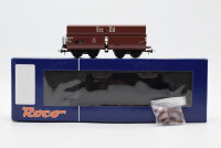 Roco H0 67790 Selbstentladewagen braun Erz IIId DB