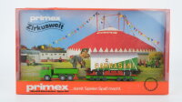 Märklin H0 4584 Gedeckter Güterwagen "Zirkuswelt" SARRASANI  Gmh 39  GM 39 mitt LKW C50 der DB