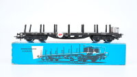 Märklin H0 4516 Flachwagen mit Rungen SSka DB