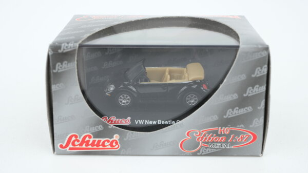 Schuco H0 21791 VW New Beetle Cabrio schwarz