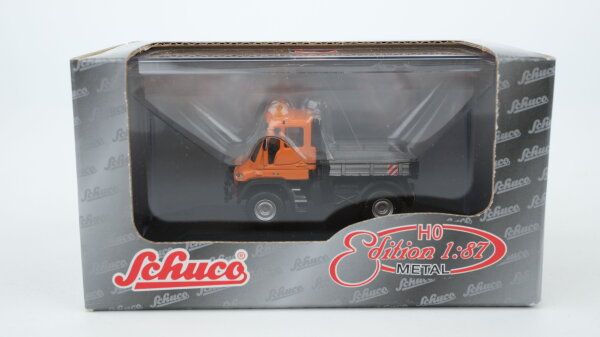 Schuco H0 21685 MB Unimog U300 orange