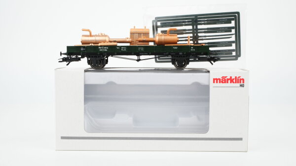 Märklin H0 46364 Rungenwagen mit Ladung  Rm der K.W.St.E.