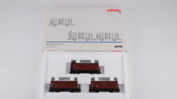 Märklin H0 48784 Wagen-Set "Gedeckte Güterwagen G 10" der DB