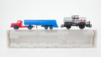 Fleischmann H0 83 5426 Kesselwagenset FINA Tank-LKW DB