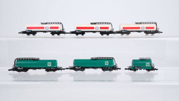Märklin Z Konvolut Kesselwagen "Esso BP" DB
