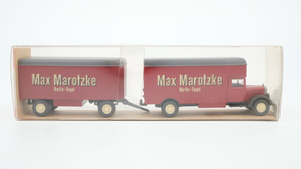 Wiking H0 24845 MB L 2500 Möbellastzug "Max Marotzke" rot