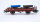 Fleischmann H0 81 5253 Niederbordwagen mit 2 Wiking Anhänger DB