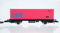 Märklin Z Konvolut Containertragwagen "Nixdorf Siemens IBM" DB