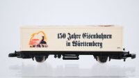 Märklin Z Konvolut Containertragwagen "150 Jahre Eisenbahnen Württemberg Ferrari AEG Knuffingen" DB u.a.