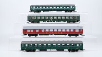 Unbekannt/Rivarossi H0 Konvolut Personenwagen 2.Kl. Speisewagen "Mitropa" Abteilwagen 2.Kl. CSD/DR (Abbruch)