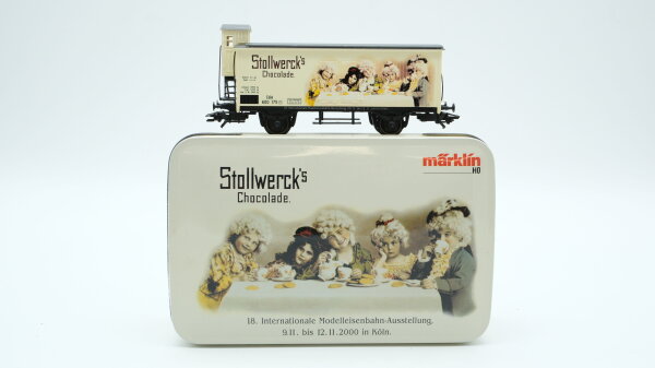 Märklin H0 48300 Kühlwagen mit Bremserhaus Stollwerck  Gk der DRG