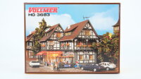 Vollmer H0 3683 Konditorei mit Inneneinrichtung und Beleuchtung