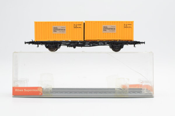 Röwa H0 2012 Containertragwagen sea containers Itd. DB