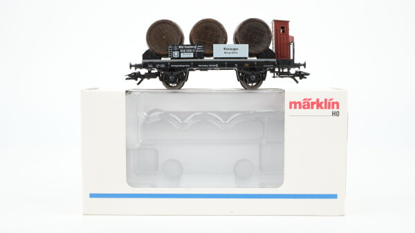 Märklin H0 46743 Weinfaßwagen mit Bremserhaus  Wagen der K.W.St.E.