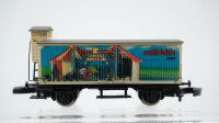 Märklin Z Konvolut gedeckte Güterwagen Kühlwagen "Circus Mondolino F.G.Metzger" DB u.a.