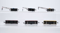 Märklin Z Konvolut Kranwagen Kranschutzwagen Niederbordwagen DB