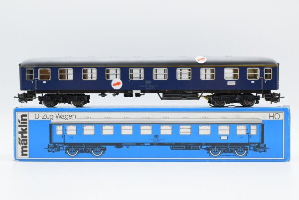 Märklin H0 4053 Reisezugwagen (Schnellzugwagen) 1.Kl. Aüm 202 der DB (Schlußlichter elektronik mit Leuchtdioden)