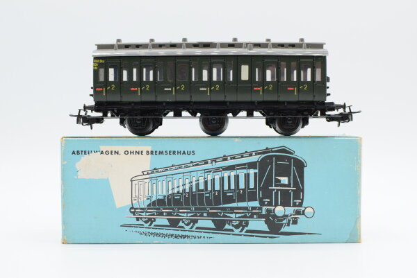 Märklin H0 4004 Abteilwagen ohne Bremserhaus 2. Kl. (hellblaue OVP)