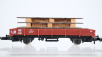 Märklin Z Konvolut Flachwagen beladen DB