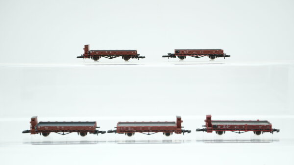 Märklin Z Konvolut Niederbordwagen DB