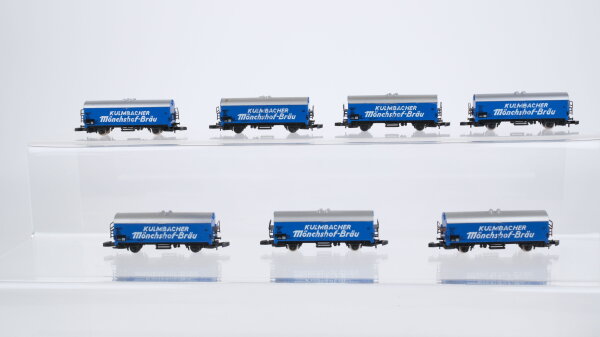 Märklin Z Konvolut Kühlwagen "Kulmbacher Mönchshof-Bräu" DB