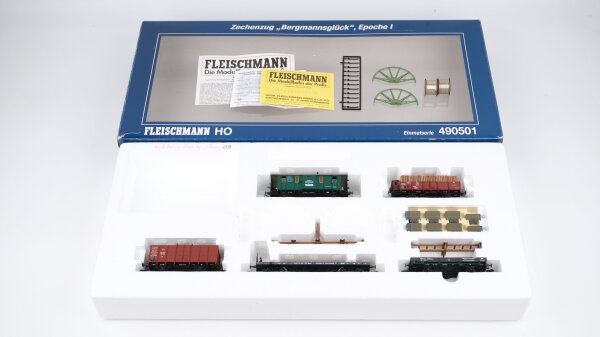 Fleischmann H0 490501 Zechenzug "Bergmannsglück" KZuH Gleichstrom (unvollständig)