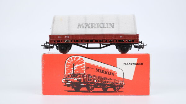 Märklin H0 4609 Niederbordwagen Planwagen DB