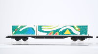 Märklin Z Konvolut Containertragwagen gedeckter Güterwagen Miniclub Adventskalender