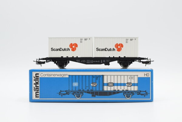 Märklin H0 4770 Behälter-Tragwagen (Containerwagen) ScanDutch DB