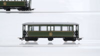 Egger-Bahn u.a. H0e Konvolut Personenwagen "zum Feurigen Elias" Parkbahn